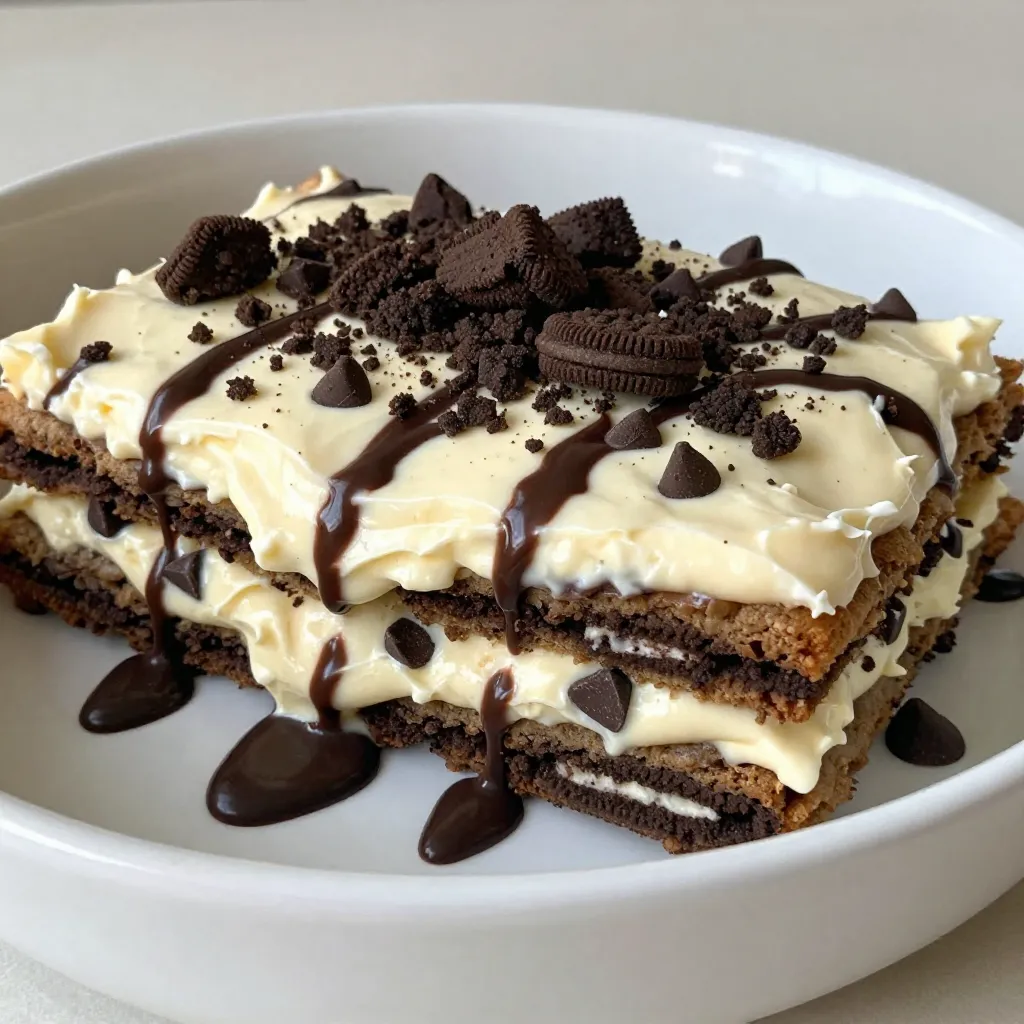 No-Bake Cookie Lasagna Decadent and Easy Dessert