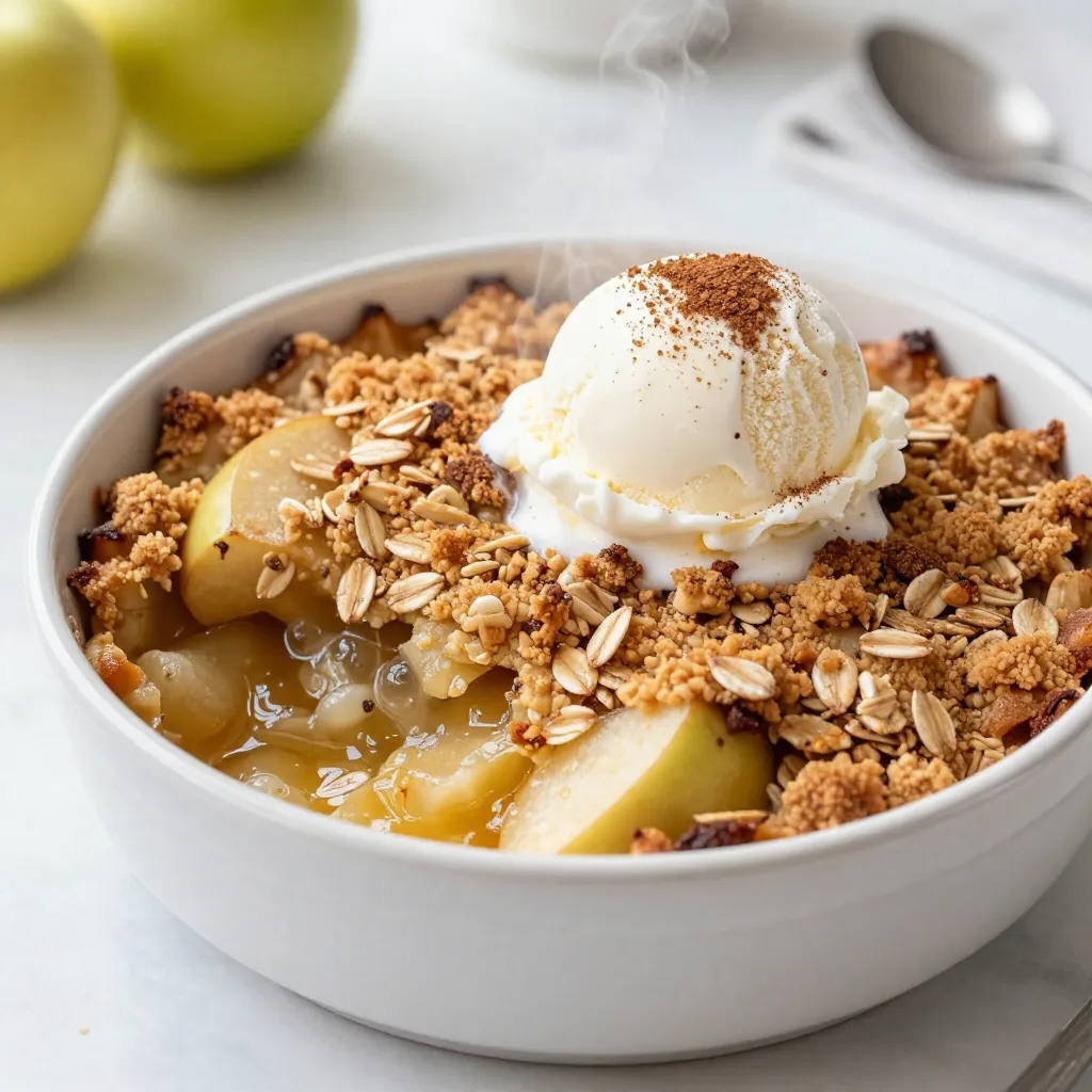 Old-Fashioned Apple Crisp Delightful and Easy Recipe