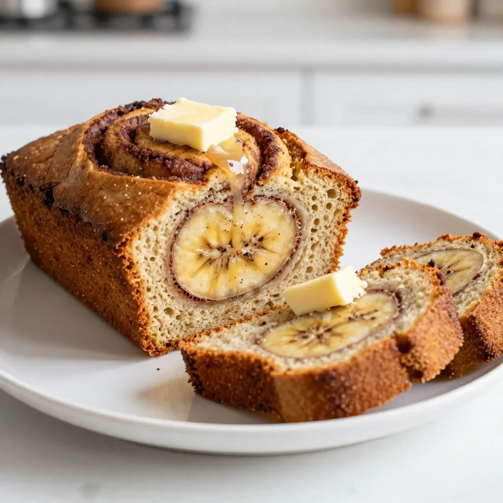 Cinnamon Swirl Banana Bread Soft and Flavorful Delight