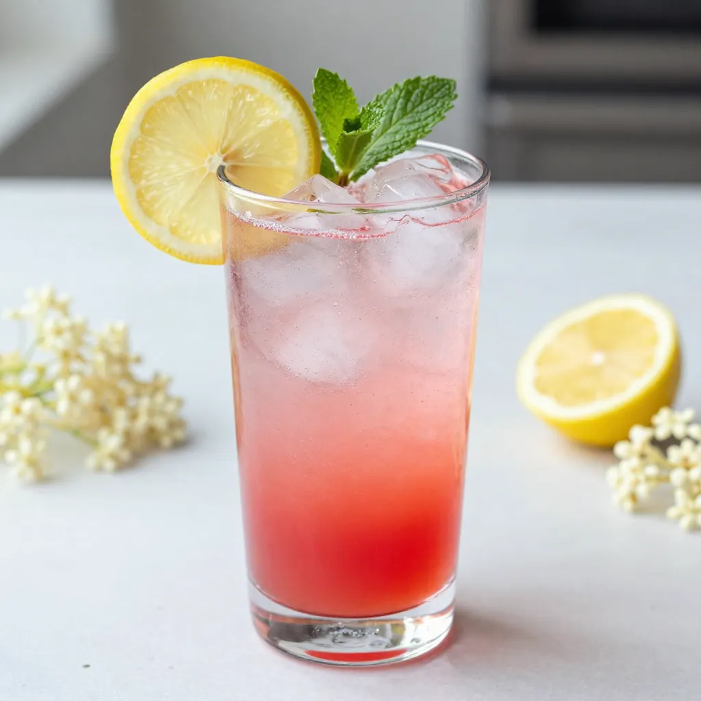 Elderflower Winter Gin Cocktail Refreshing Delight