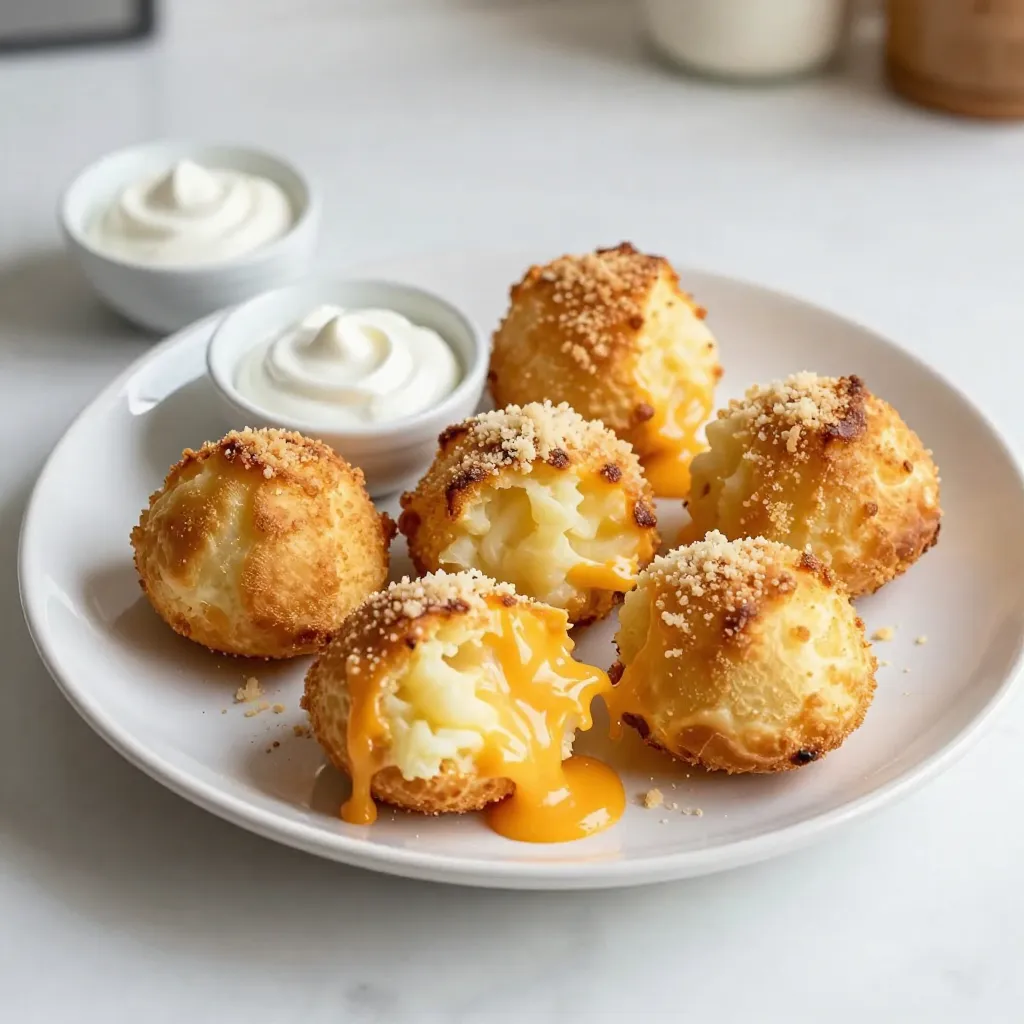 Mashed Potato Cheese Puffs Irresistible Snack Idea