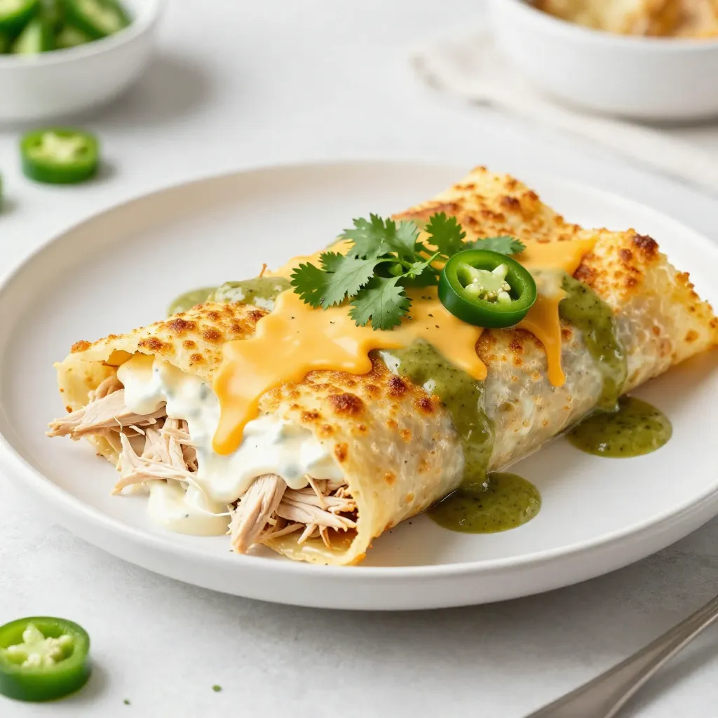 White Chicken Enchiladas Tasty and Simple Recipe