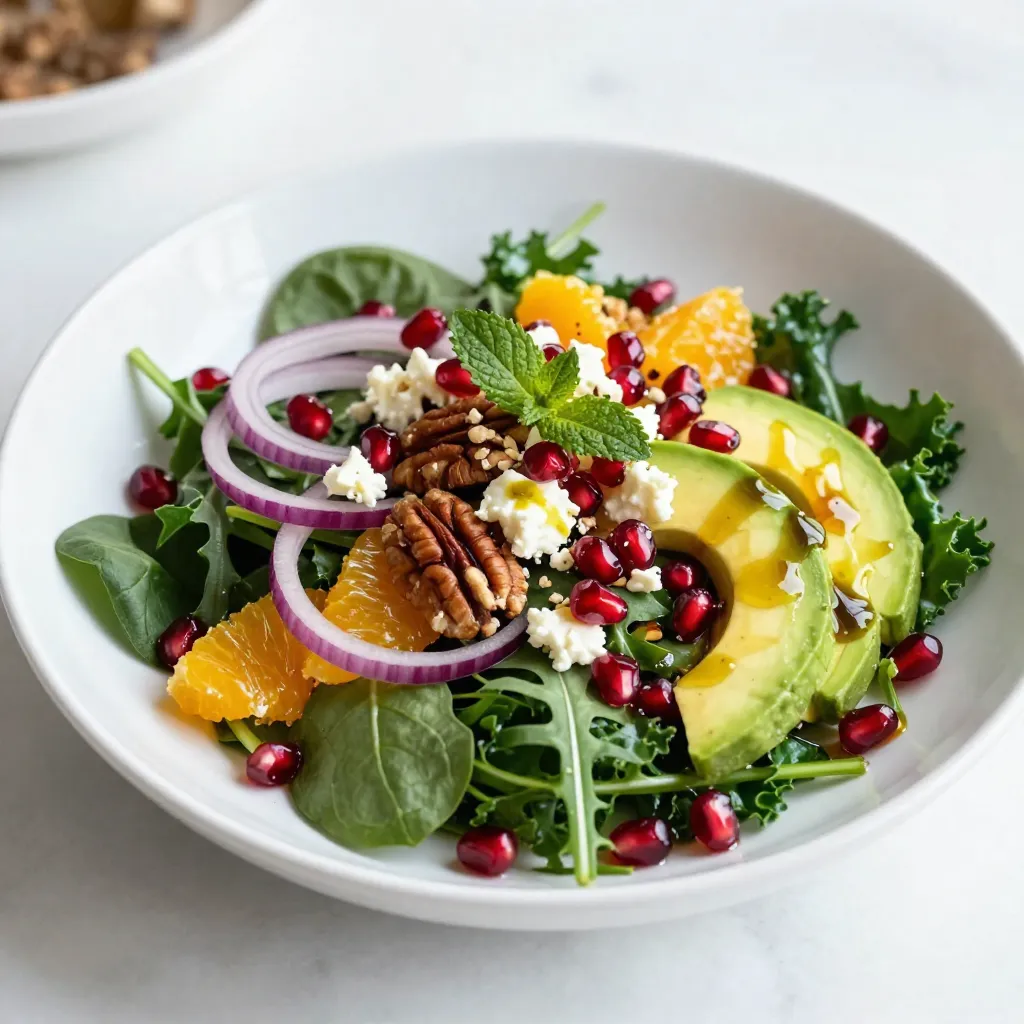 Pomegranate Winter Salad Fresh and Flavorful Delight