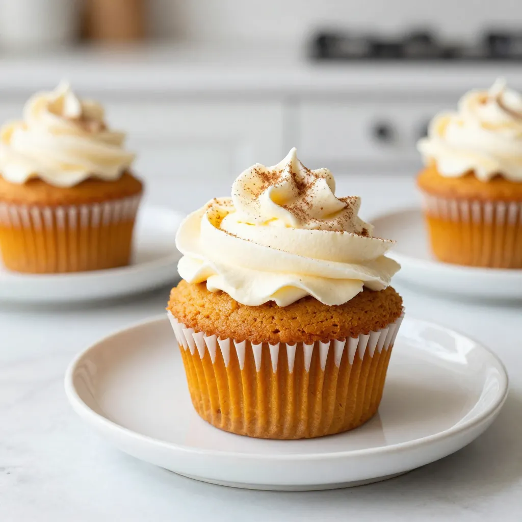 Pumpkin Spice Latte Cupcakes Delicious Fall Treat