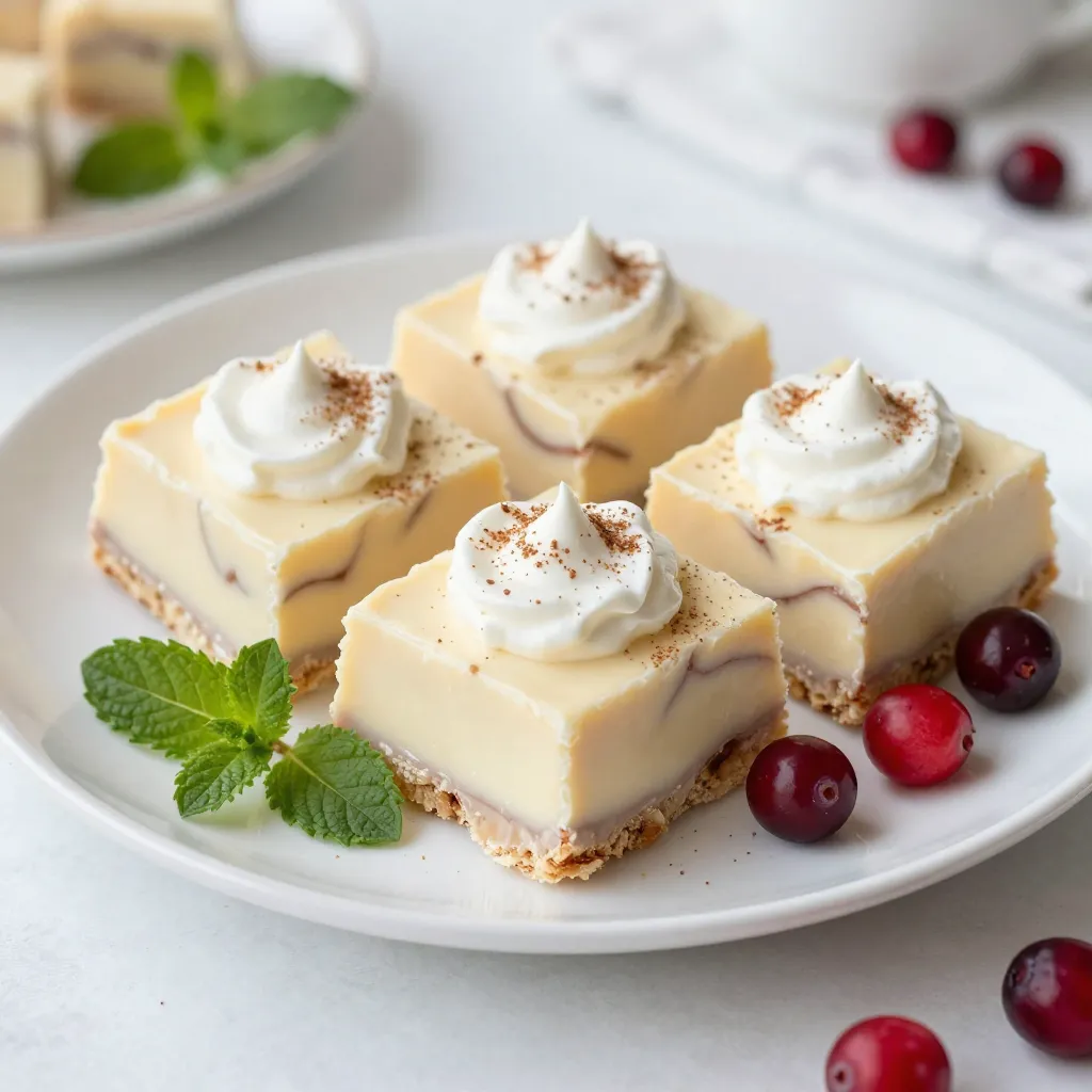 Creamy Eggnog Fudge Rich and Festive Holiday Treat