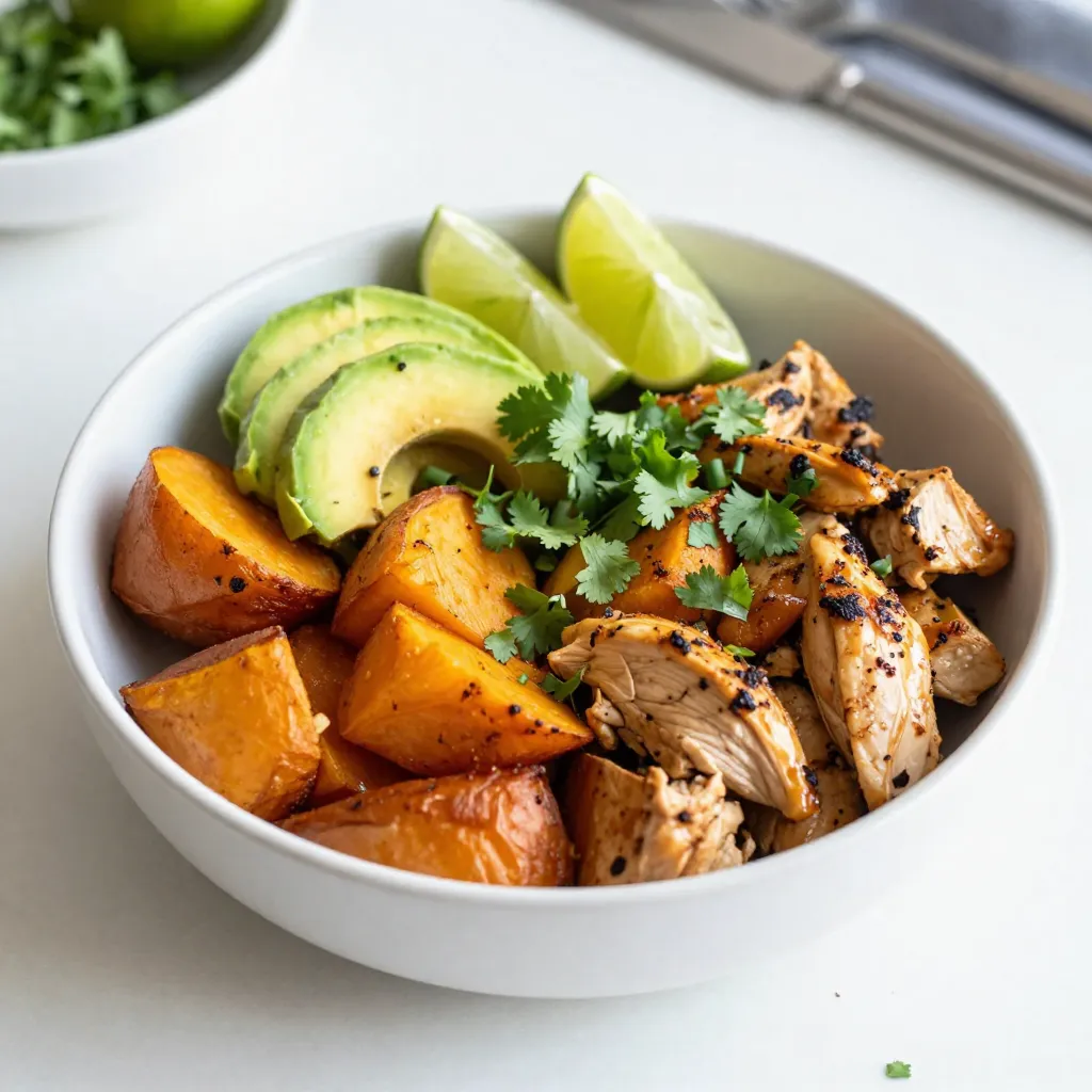 Chicken Sweet Potato Bowls Flavorful and Healthy Meal