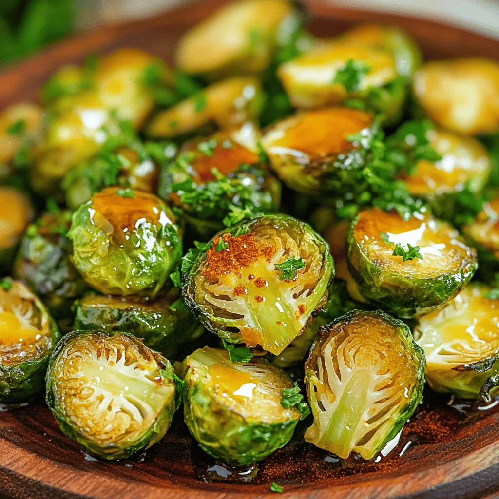 Air Fryer Maple Dijon Brussels Sprouts Tasty Side Dish
