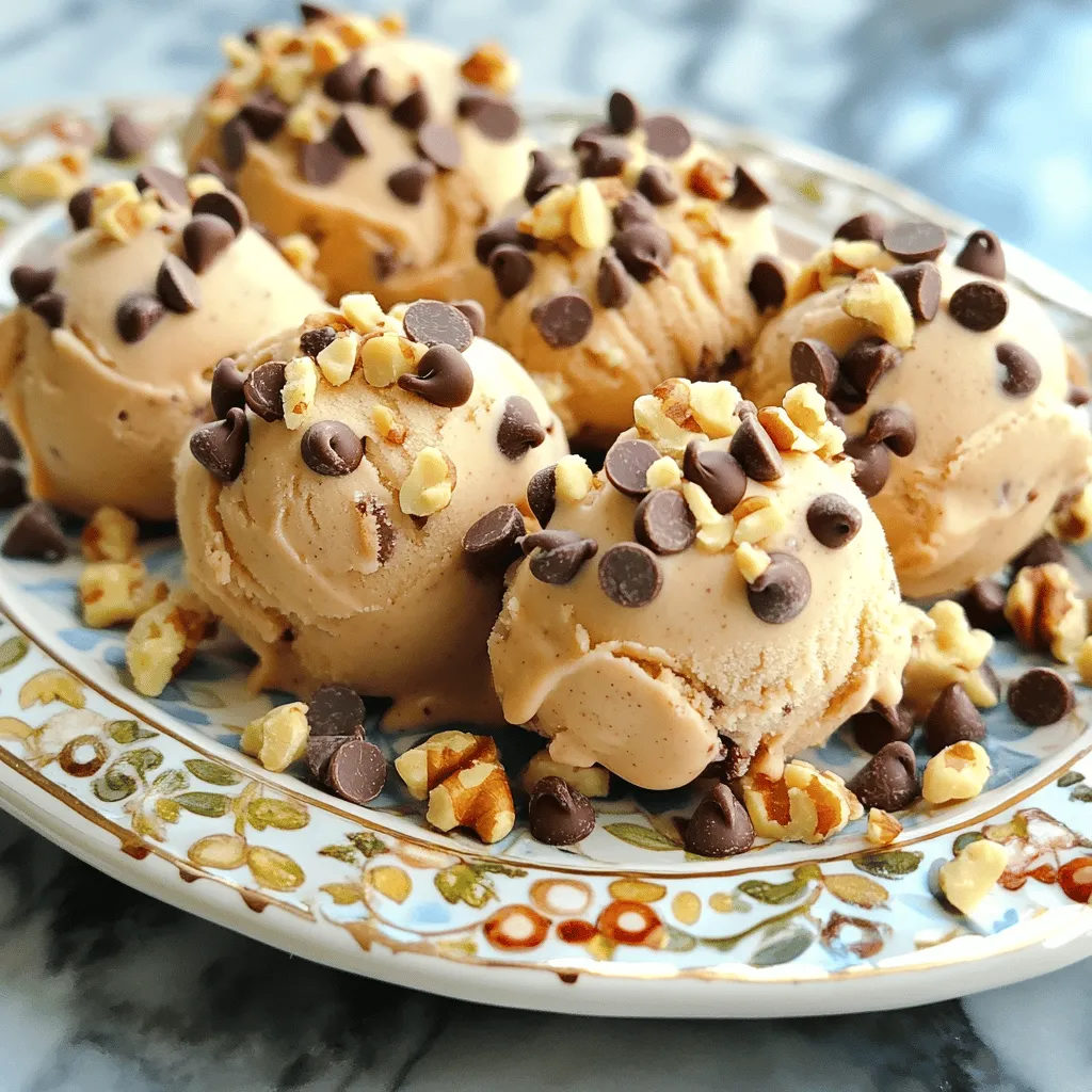 Chocolate Chip Peanut Butter Frozen Yogurt Bites Delight