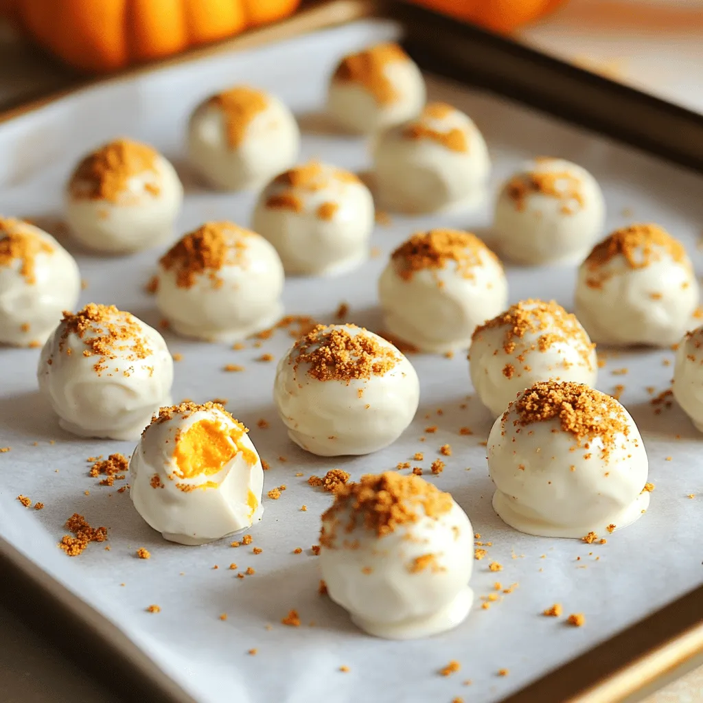 Pumpkin Cheesecake Truffles Delicious Fall Treat