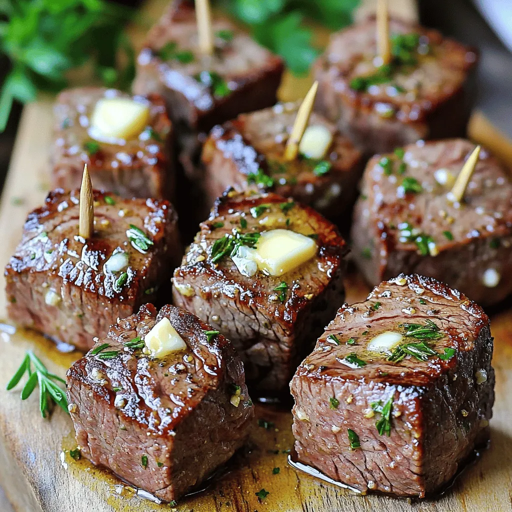 Air Fryer Garlic Butter Steak Bites Savory Delight