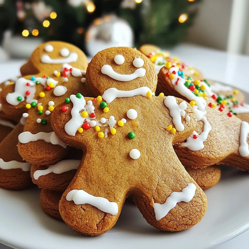 Soft Gingerbread Men Cookies Delightful Holiday Treat