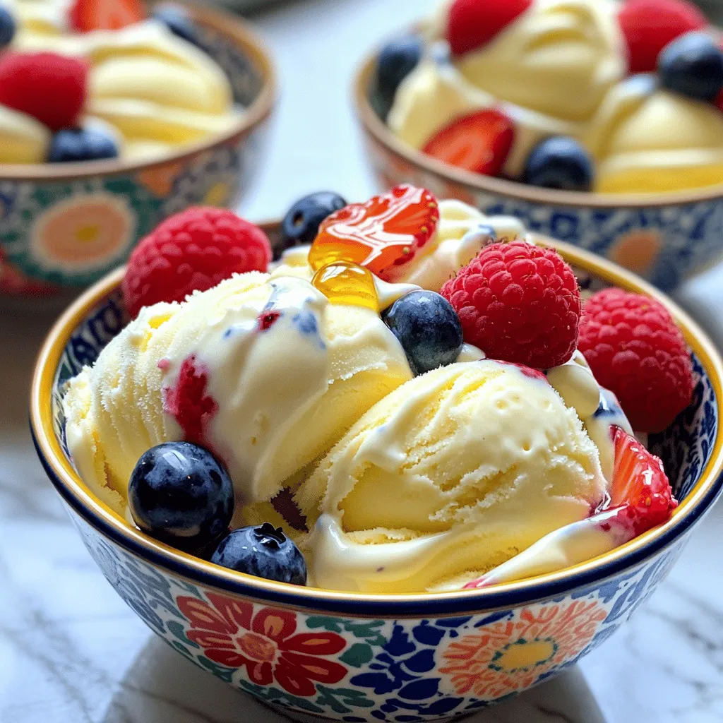 Greek Yogurt Ice Cream Creamy and Simple Delight
