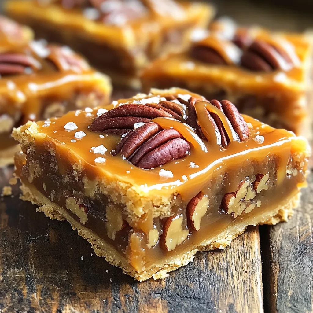 Caramel Pecan Pie Bars Irresistible Dessert Recipe