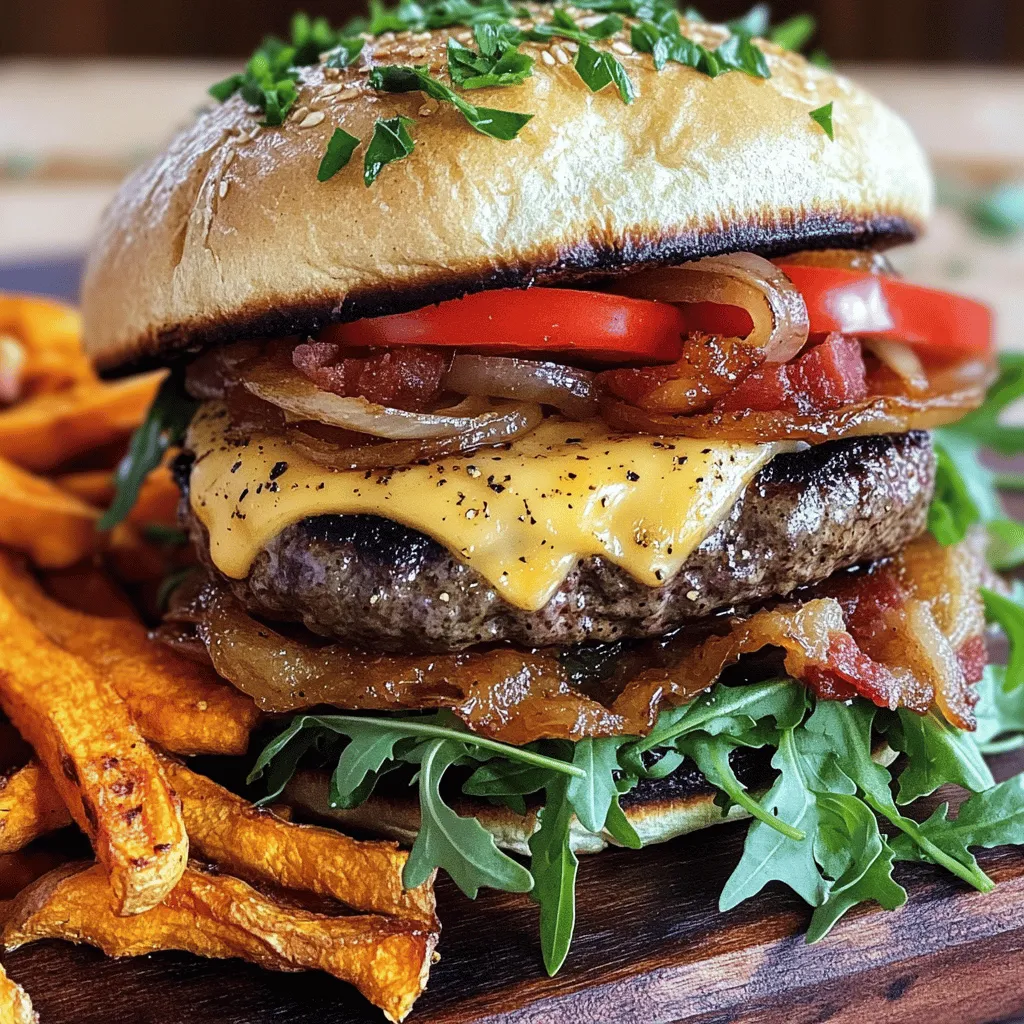 Delicious Irish Pub Burger Juicy and Flavorful Recipe