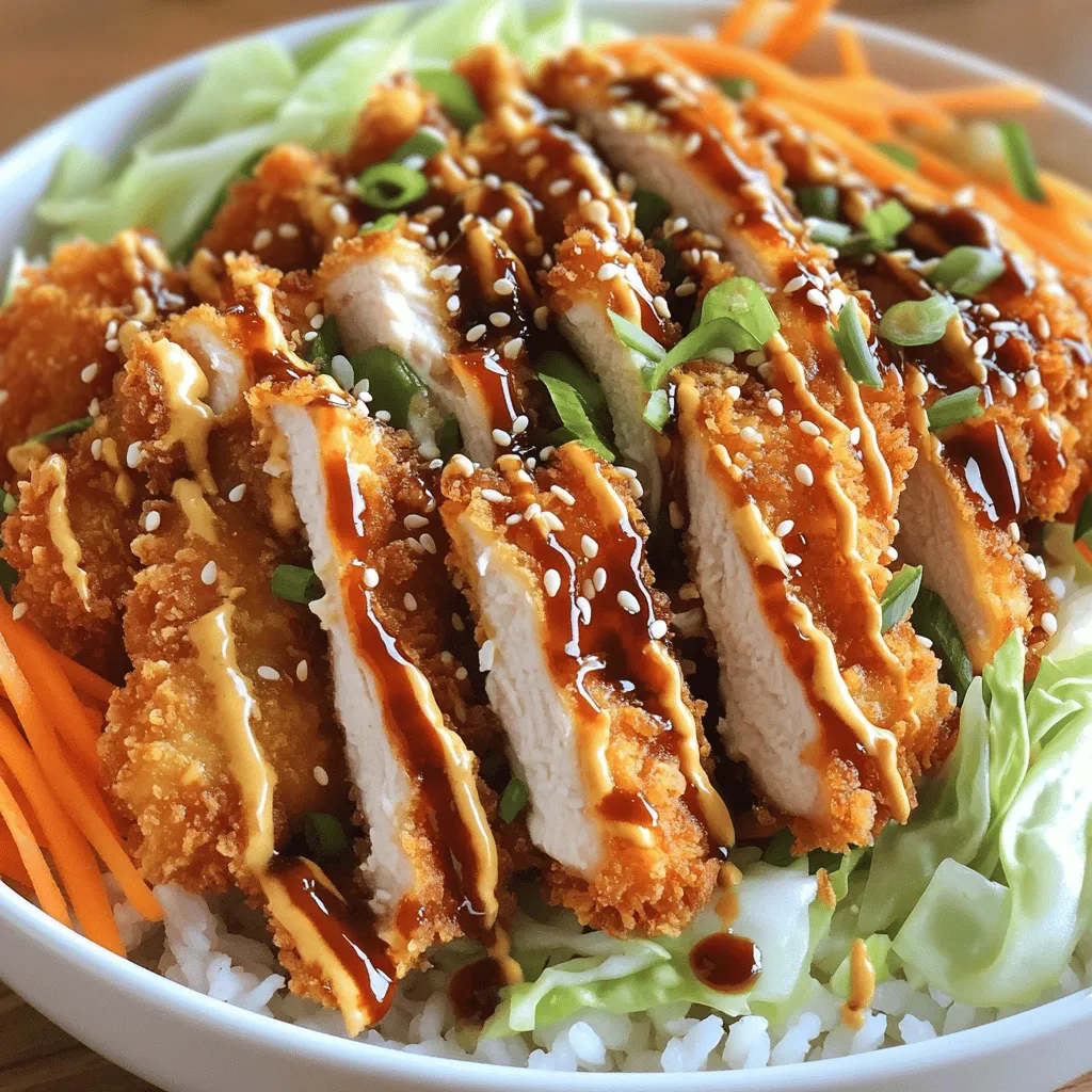 Japanese Chicken Katsu Bowls Flavorful and Easy Meal