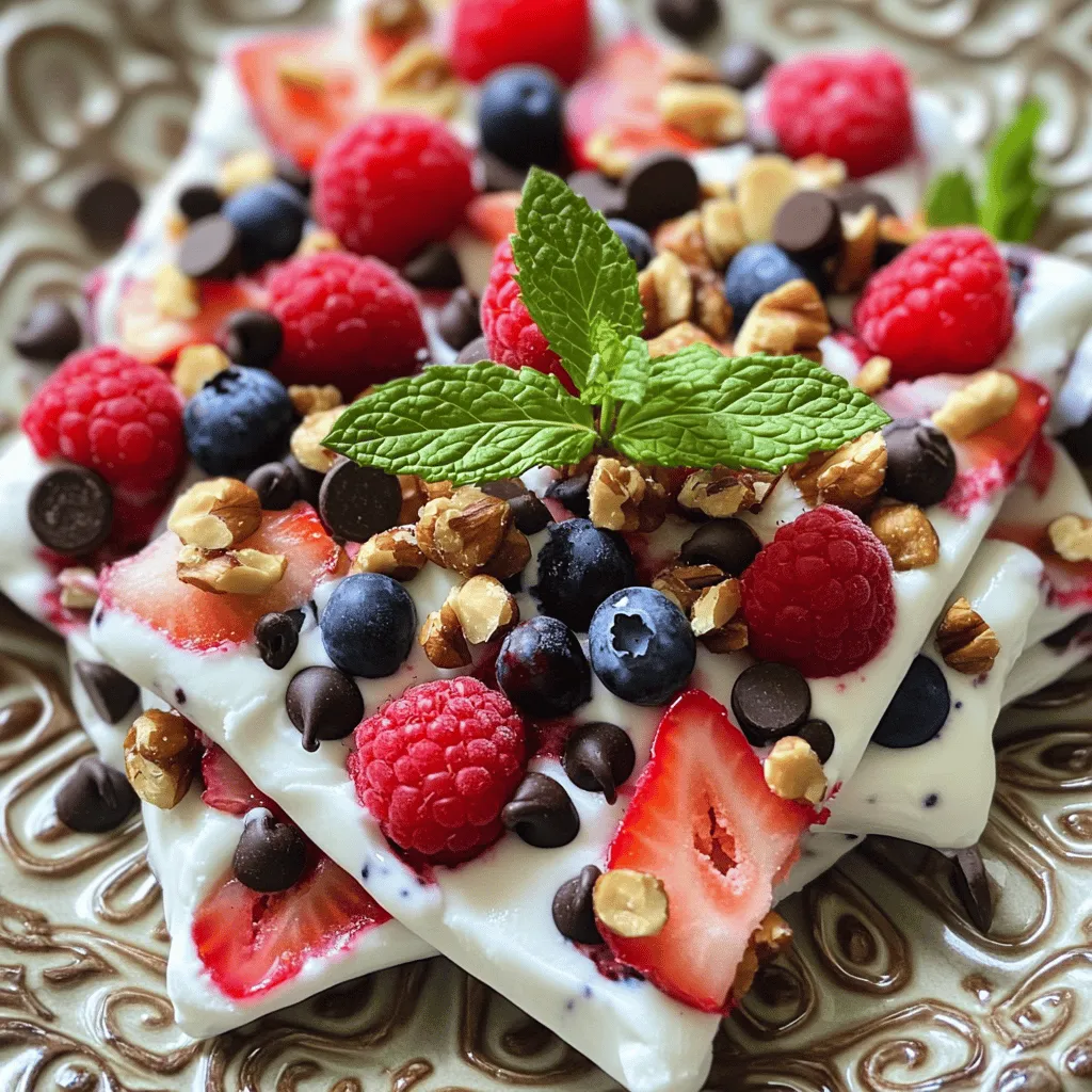 Frozen Yogurt Bark Delightful and Simple Treat
