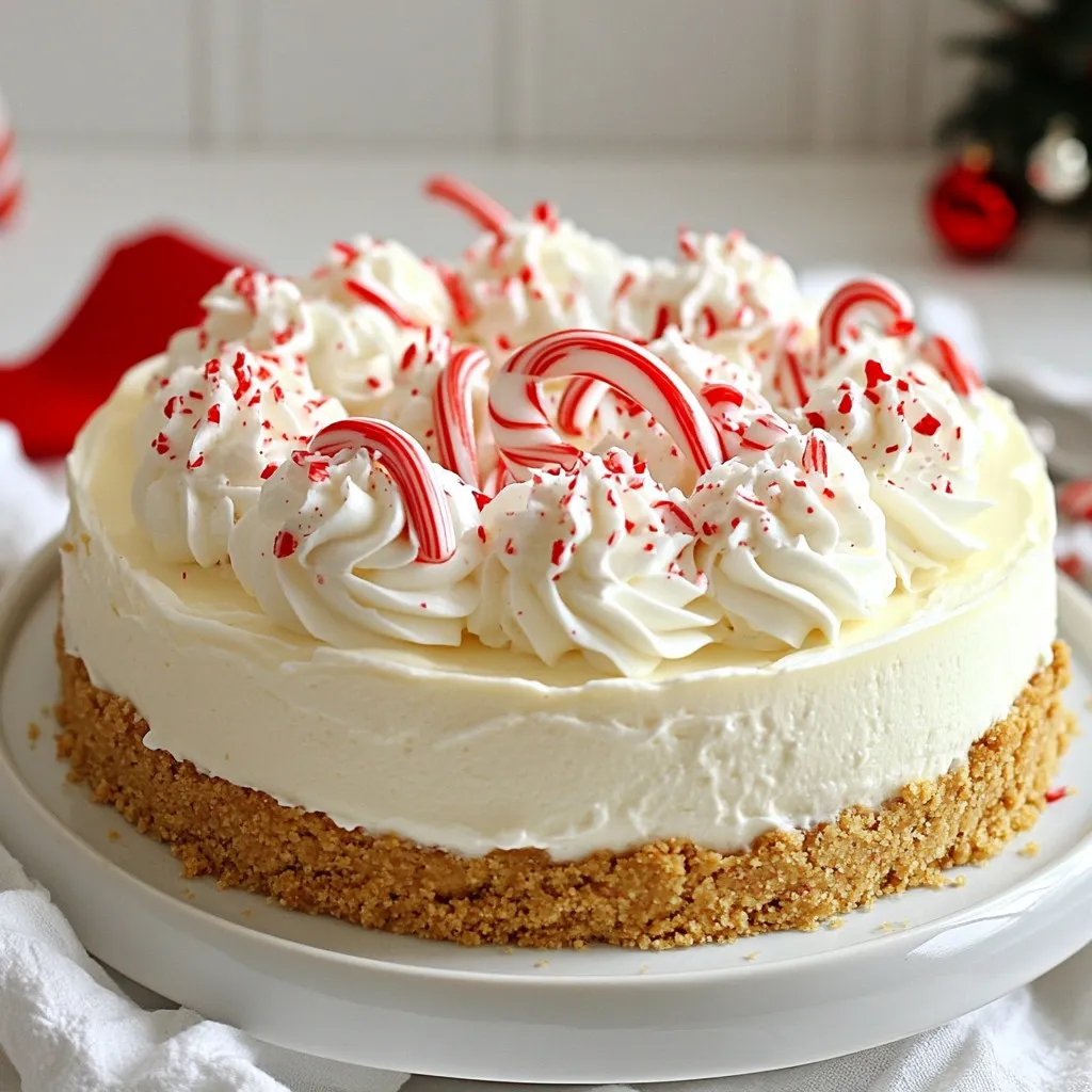 No-Bake Peppermint Cheesecake Creamy and Simple Treat