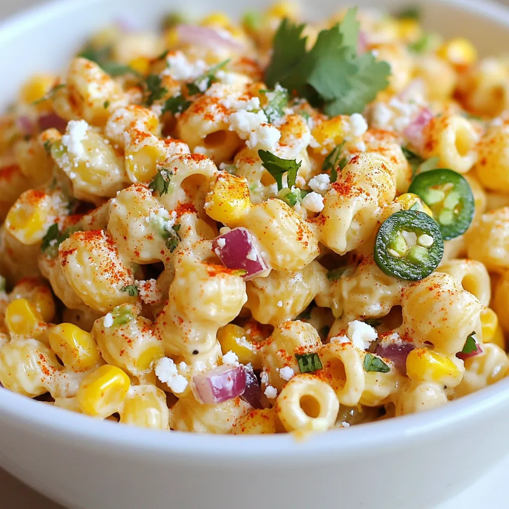Mexican Street Corn Pasta Salad Flavorful Delight