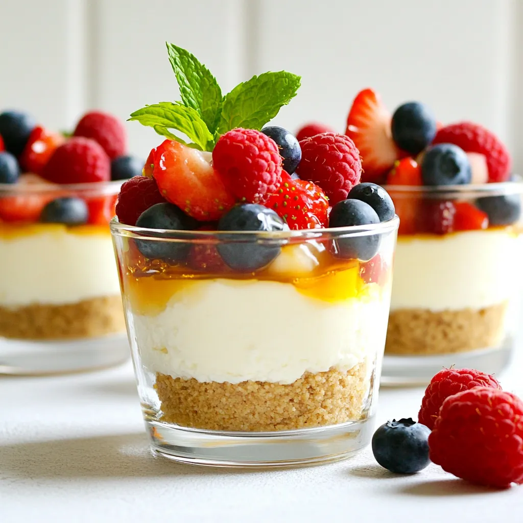 Cottage Cheese Cheesecake Cups Creamy and Simple Treat