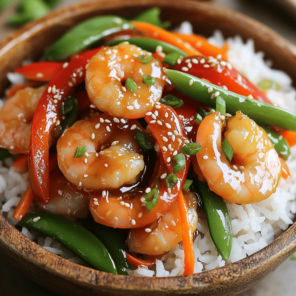 Honey Garlic Shrimp Stir Fry Quick and Easy Recipe