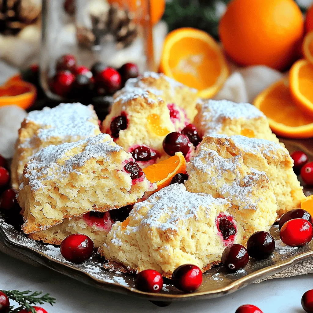 Cranberry Orange Scones Glaze Delightful Recipe