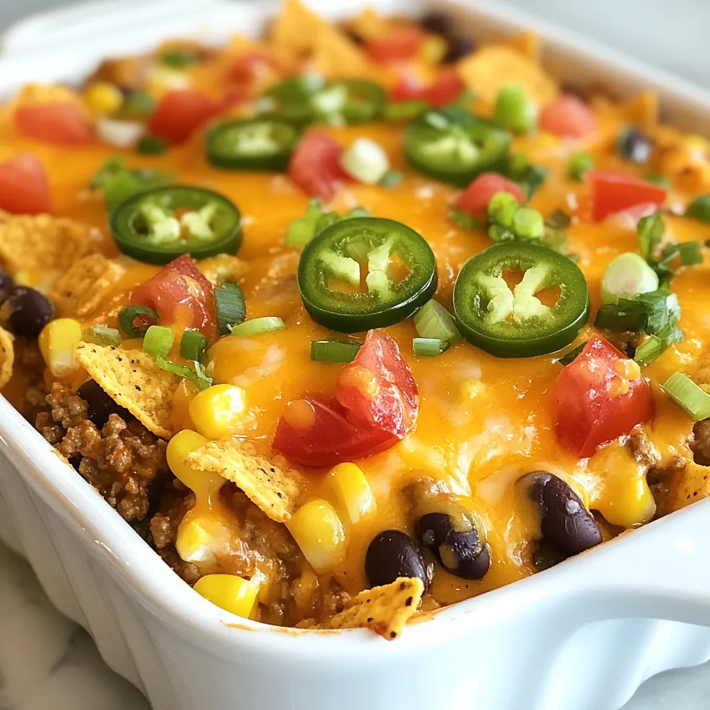 Cheesy Dorito Casserole Flavorful and Fun Family Dish