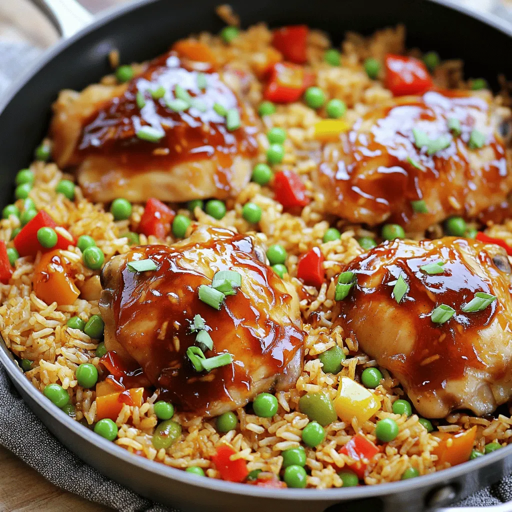 One-Pan Honey BBQ Chicken Rice Flavorful Meal Prep