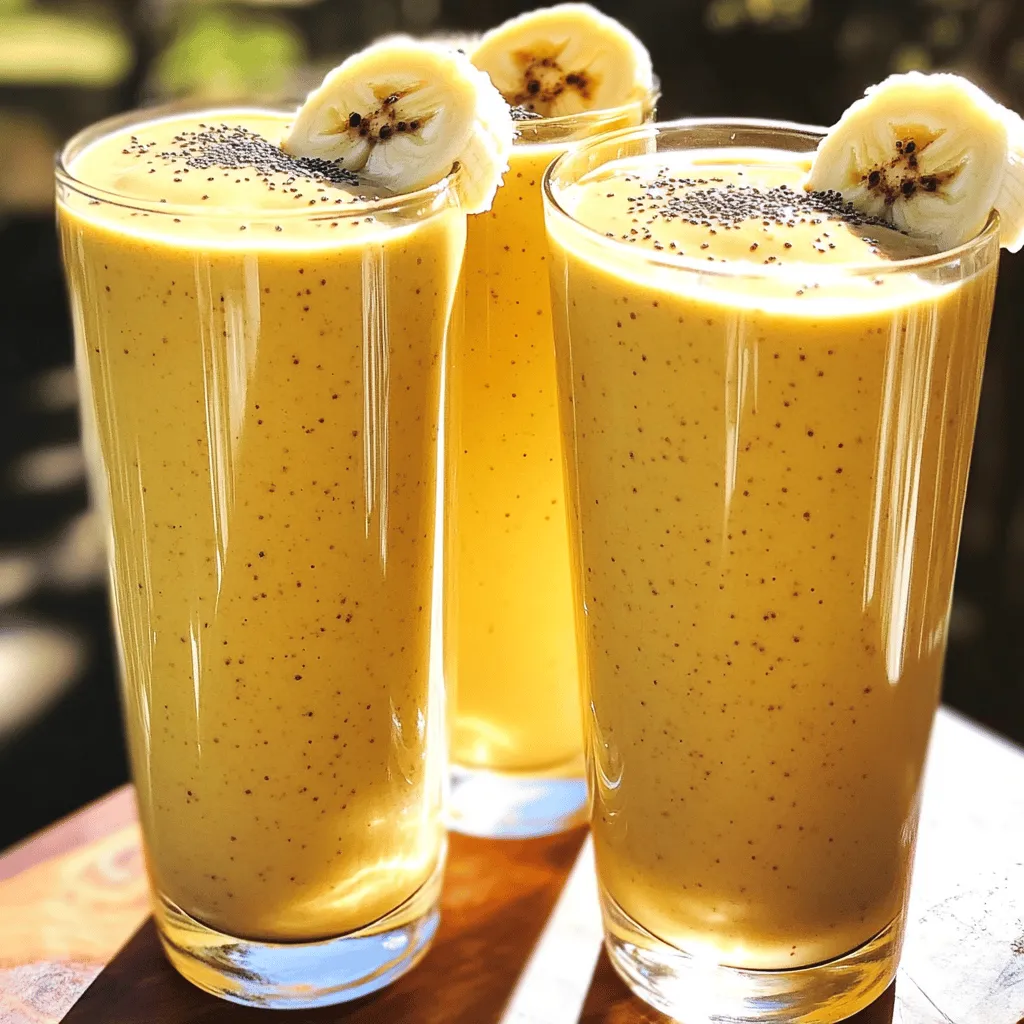 Peanut Butter Banana Smoothie Healthy and Creamy Treat