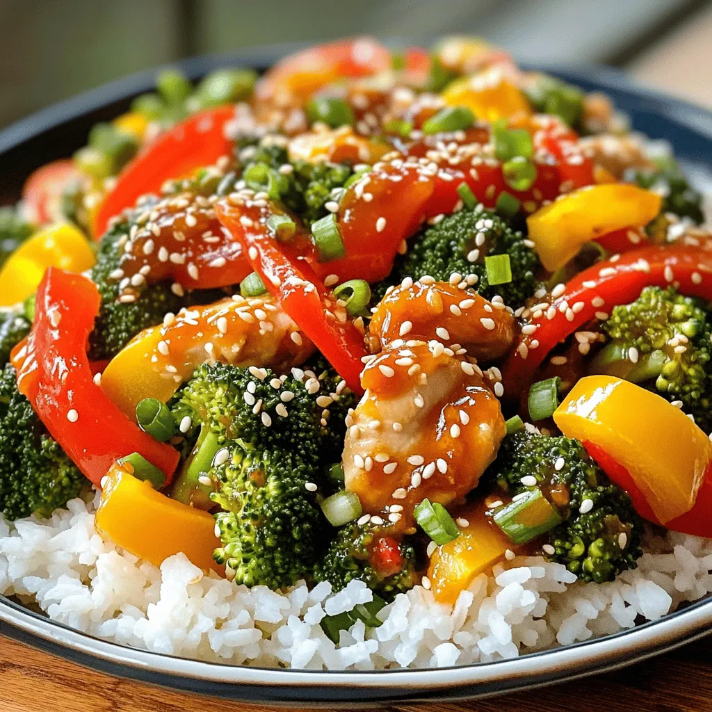 Sweet Chili Chicken Stir Fry Tasty Weeknight Dinner