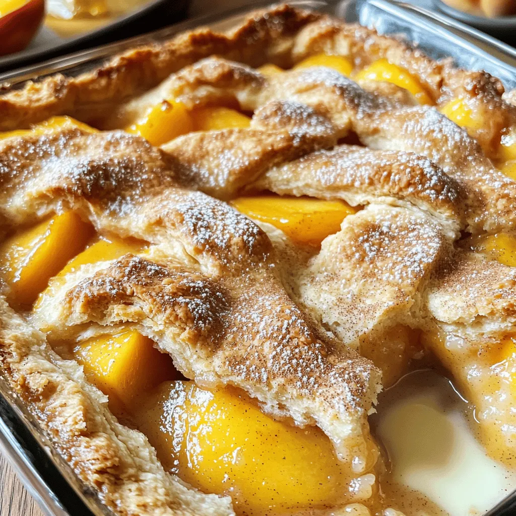 Super Easy Peach Cobbler Delightfully Simple Recipe