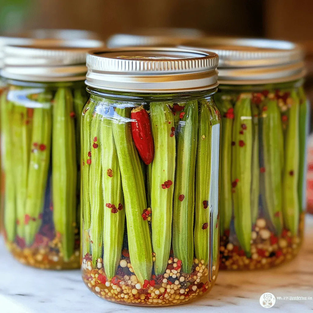 Pickled Okra Delightful Crunchy Flavor Guide