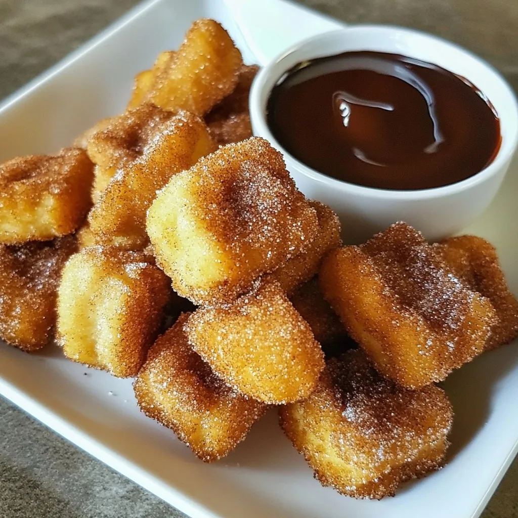 Churro Poppers Delightful Sweet and Crunchy Snack
