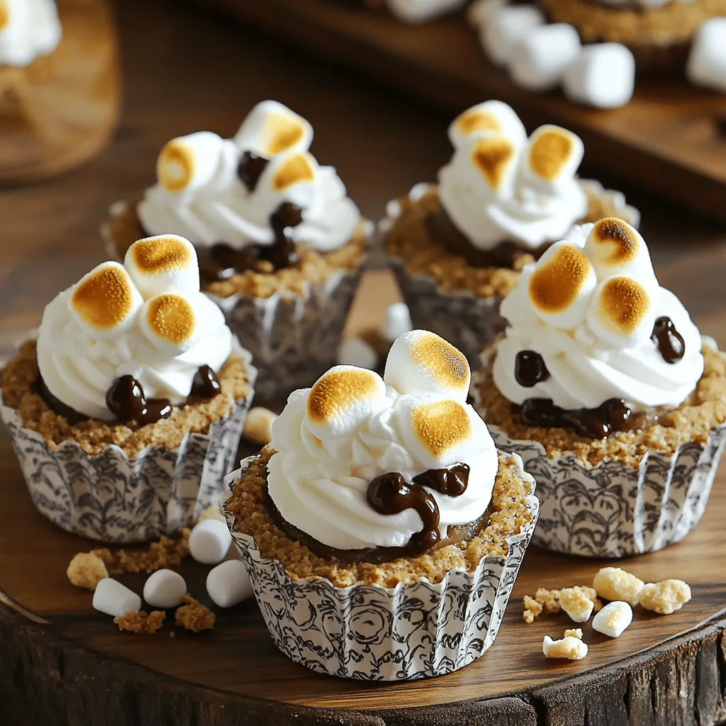 Frosty S&#8217;more Cups Irresistible No-Bake Treat