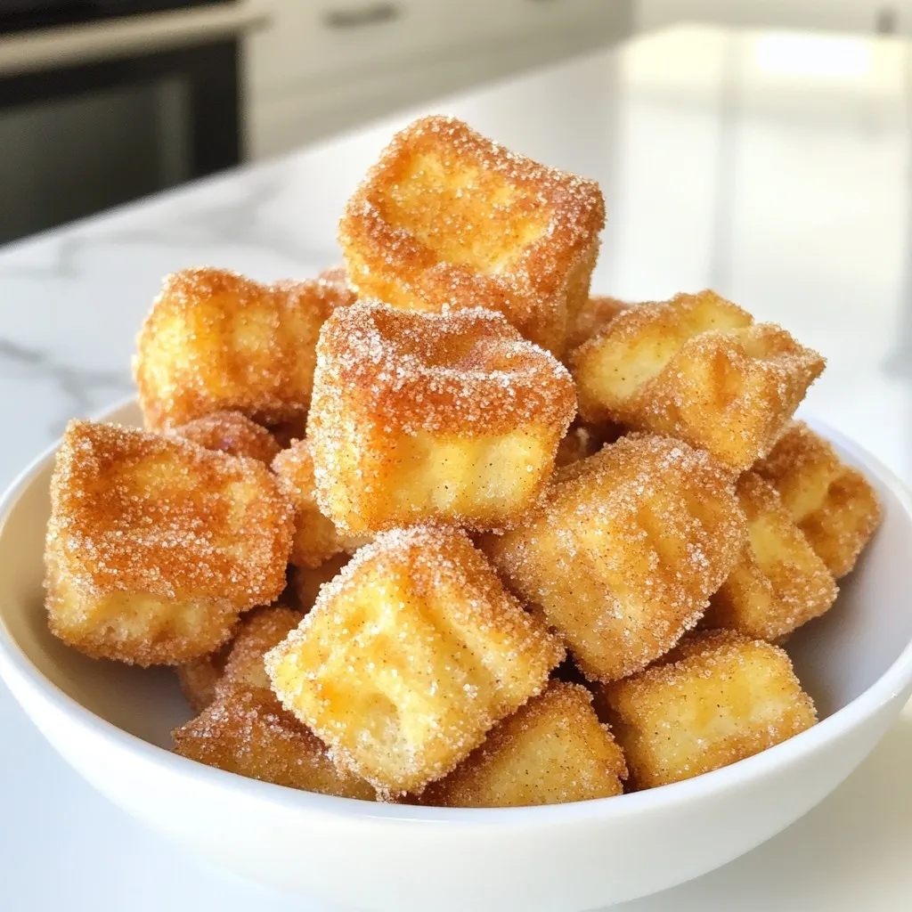 Air Fryer Churro Bites Tasty and Easy Dessert Recipe
