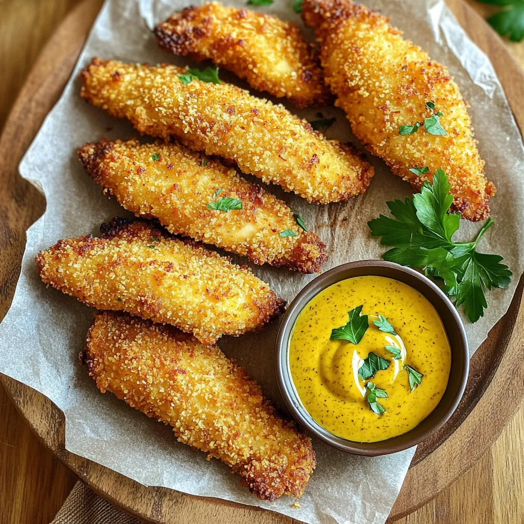 Air Fryer Chicken Tenders Honey Mustard Delightful Dish