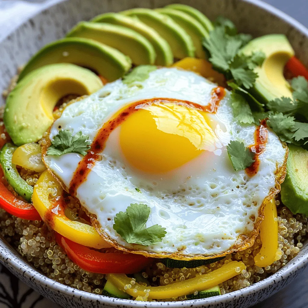 Savory Breakfast Quinoa Bowl Healthy Morning Fuel