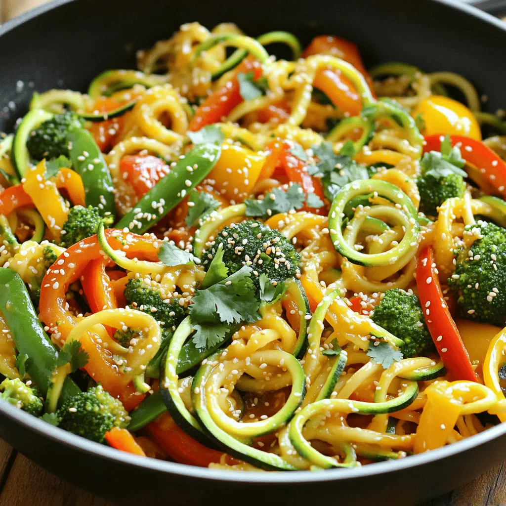 Zucchini Noodle Stir Fry Fast and Flavorful Meal