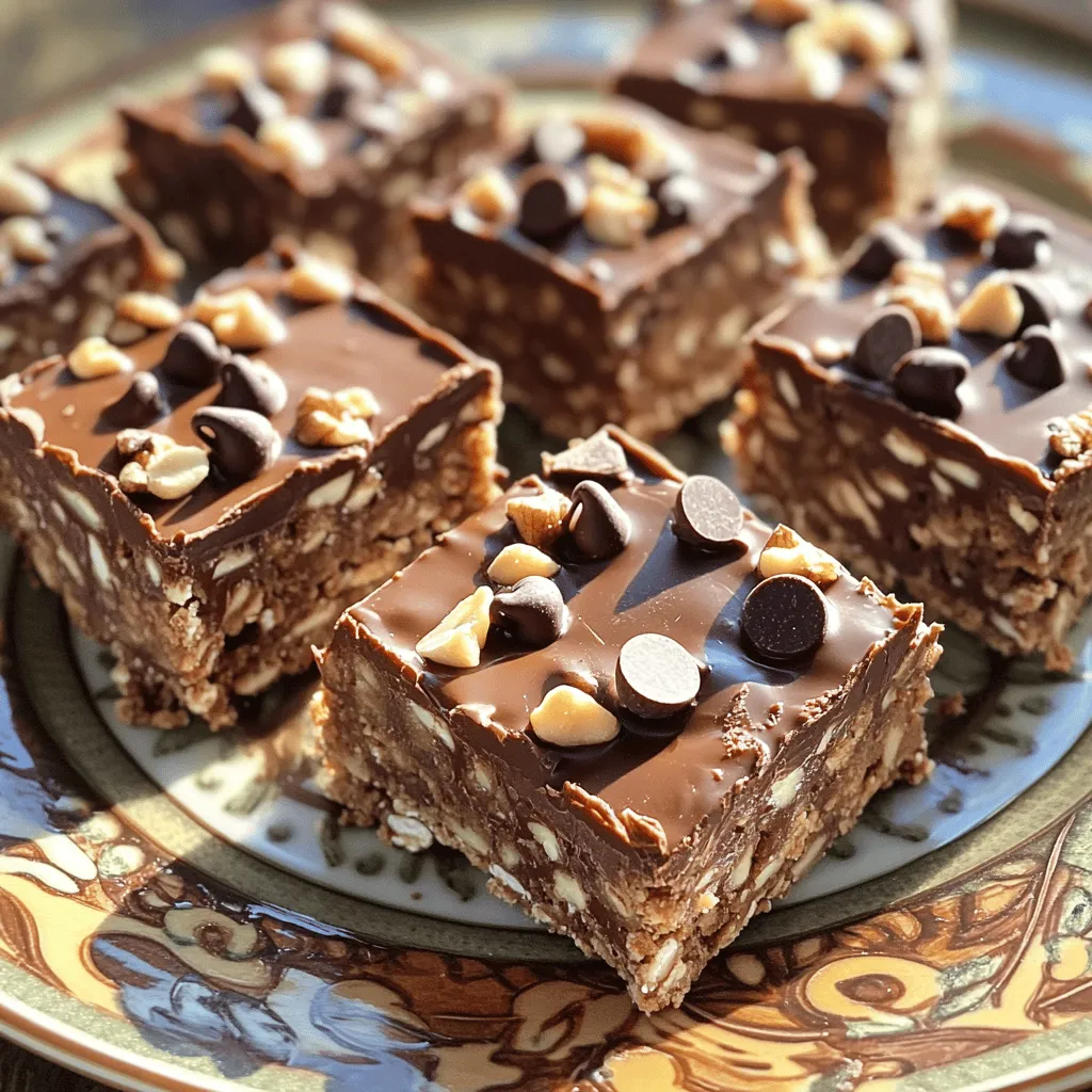 No-Bake Chocolate Oatmeal Bars Simple and Tasty Treat