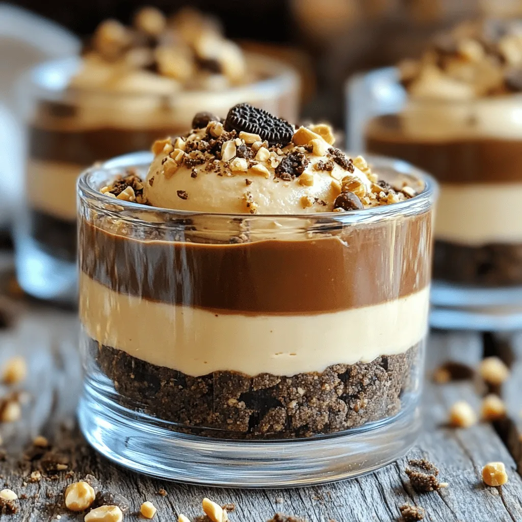 No-Bake Nutella Oreo Cheesecake Cups Delight