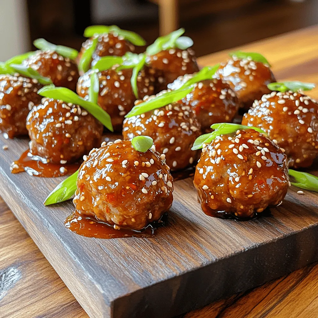 Korean BBQ Meatballs Tasty and Easy Dinner Idea