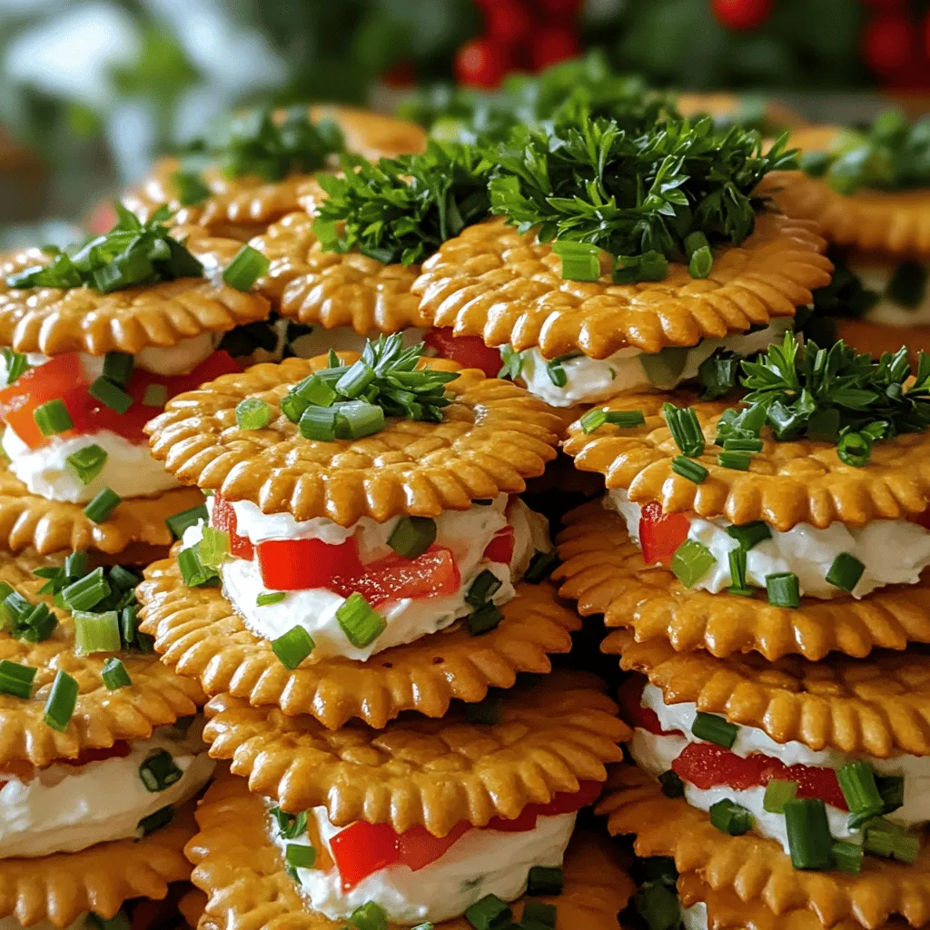 RITZ Cracker Party Sandwiches Delicious and Easy Recipe