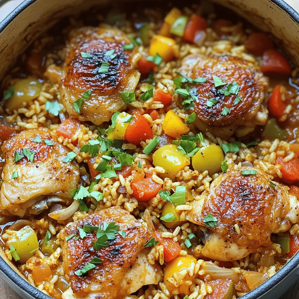 One Pot Chicken and Dirty Rice Flavorful Dish