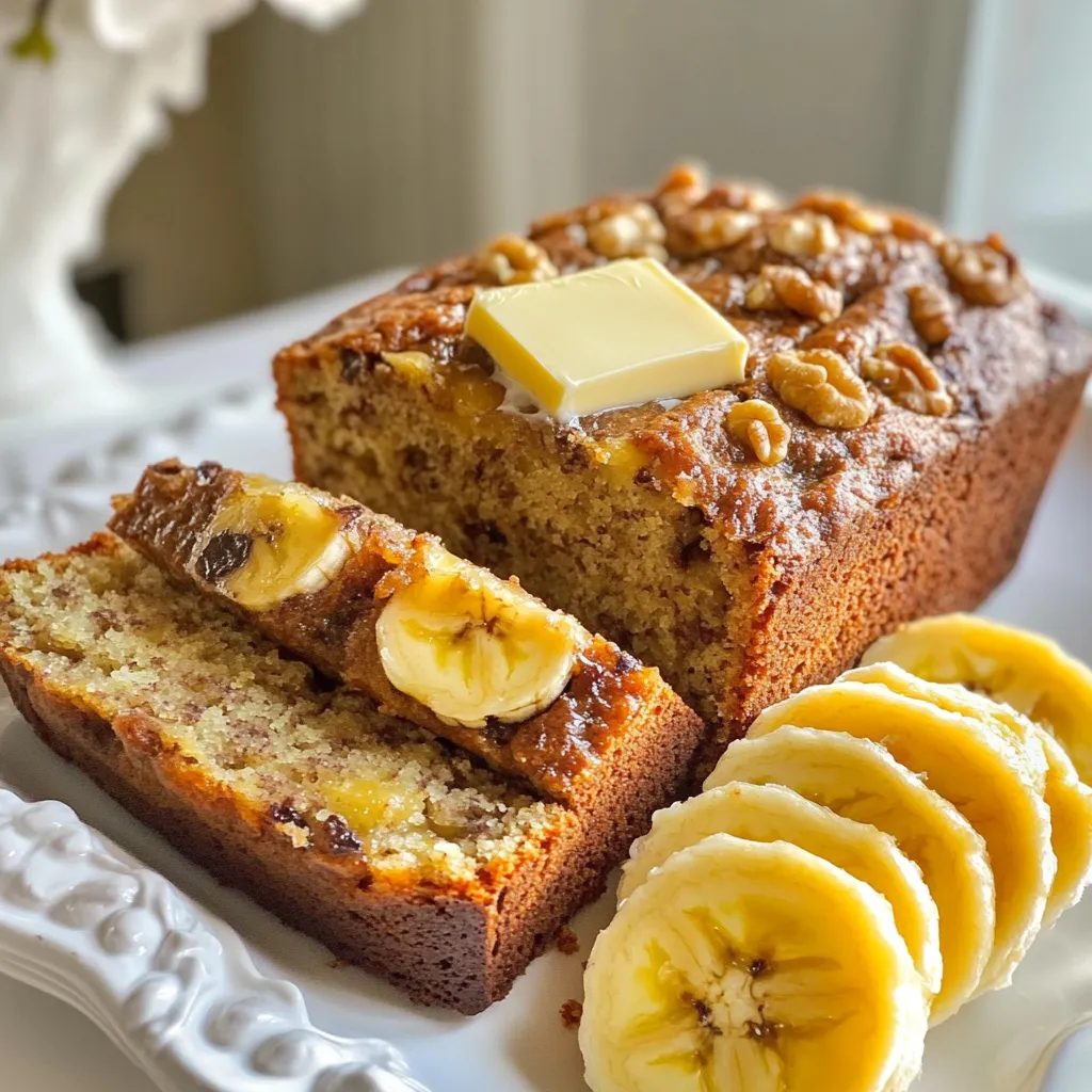 Moist Banana Bread Soft and Comforting Recipe