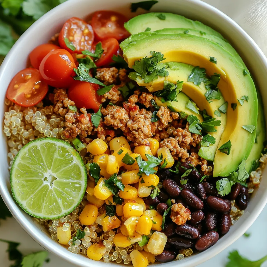 Healthy Turkey Taco Bowl Tasty and Nutritious Meal