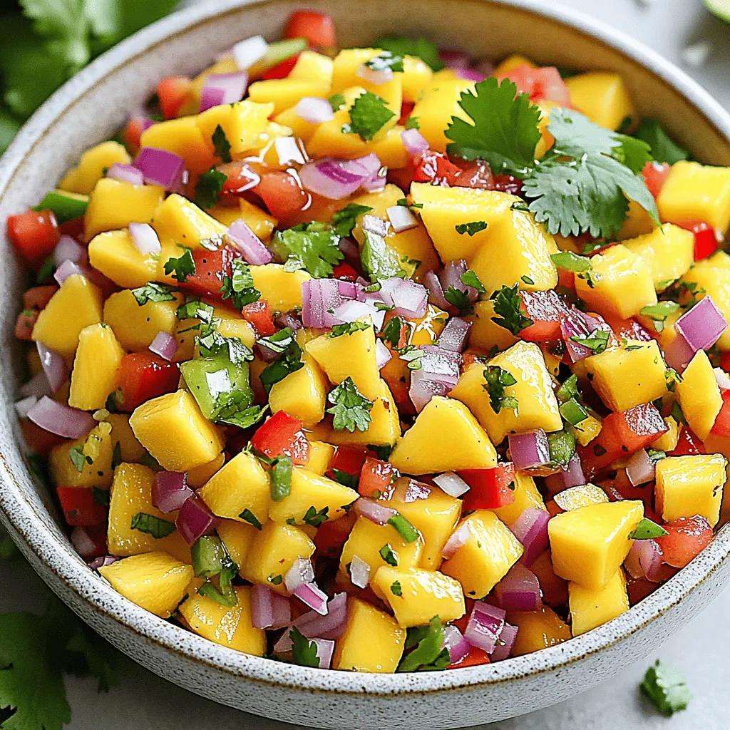 Mango Salsa Easy Fresh Flavorful Dip Recipe