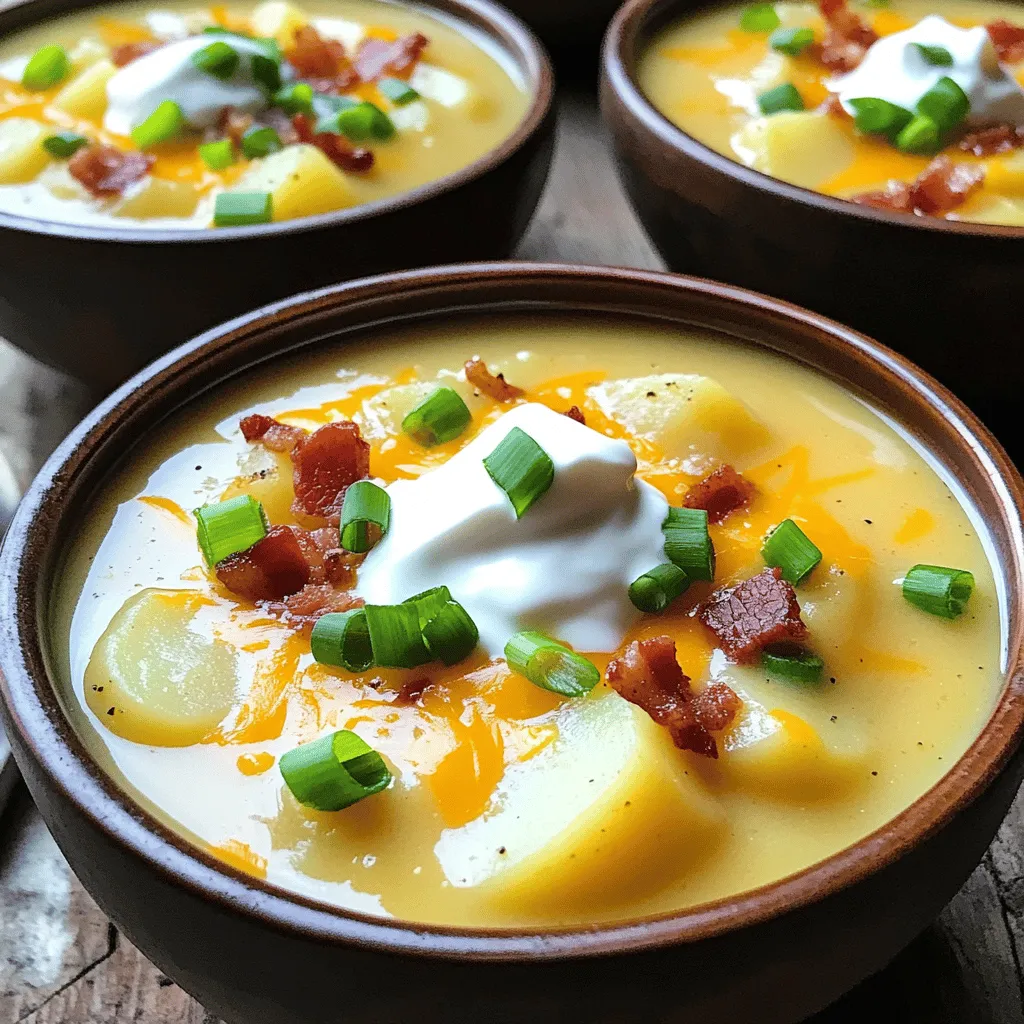 Slow Cooker Loaded Potato Soup Cozy and Heartwarming Dish
