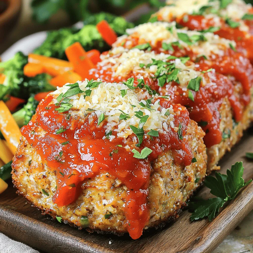 Garlic Parmesan Chicken Meatloaves Simple and Tasty