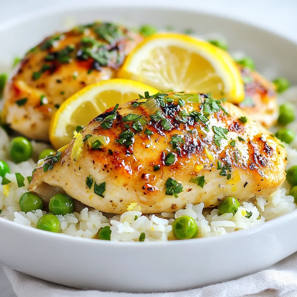 Slow Cooker Lemon Herb Chicken and Rice Delight