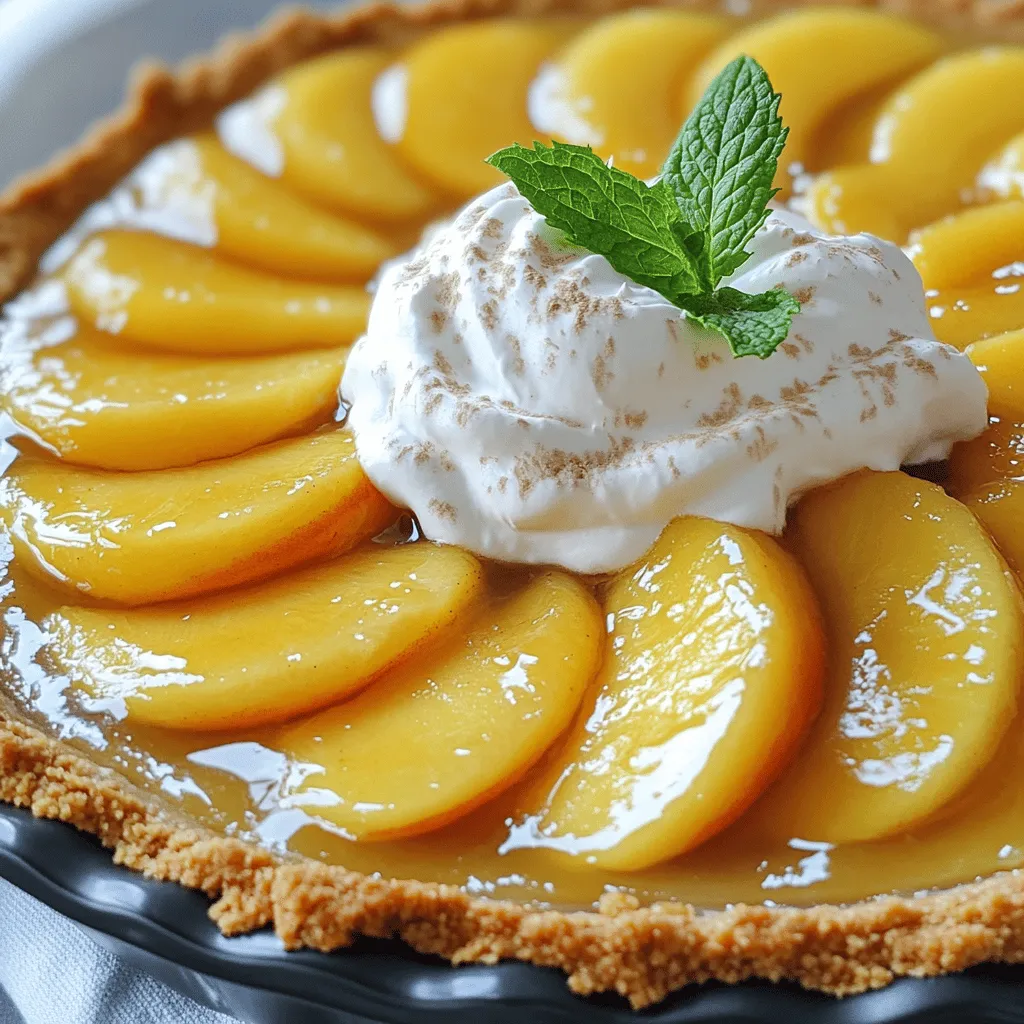 Peaches and Cream Pie Delicious Summer Dessert Recipe