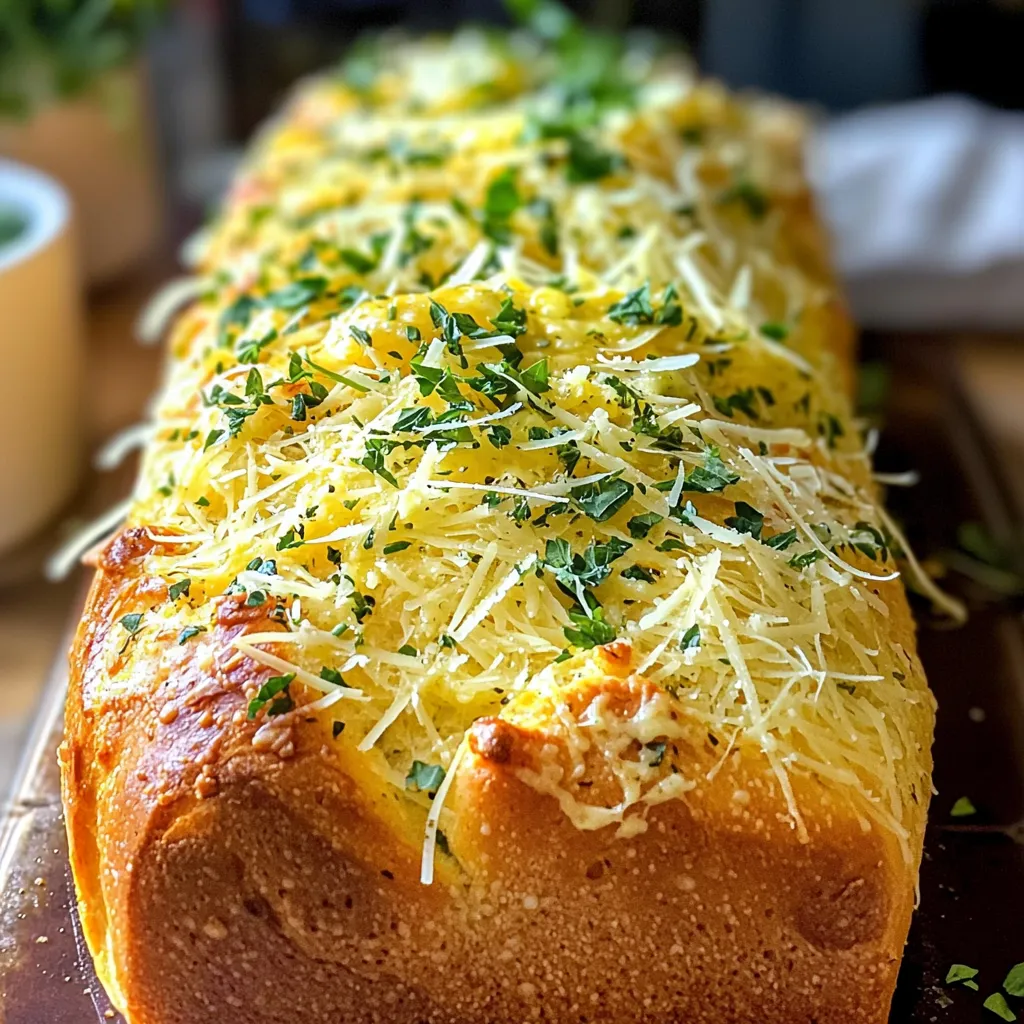 Air Fryer Parmesan Herb Garlic Bread Crispy Delight